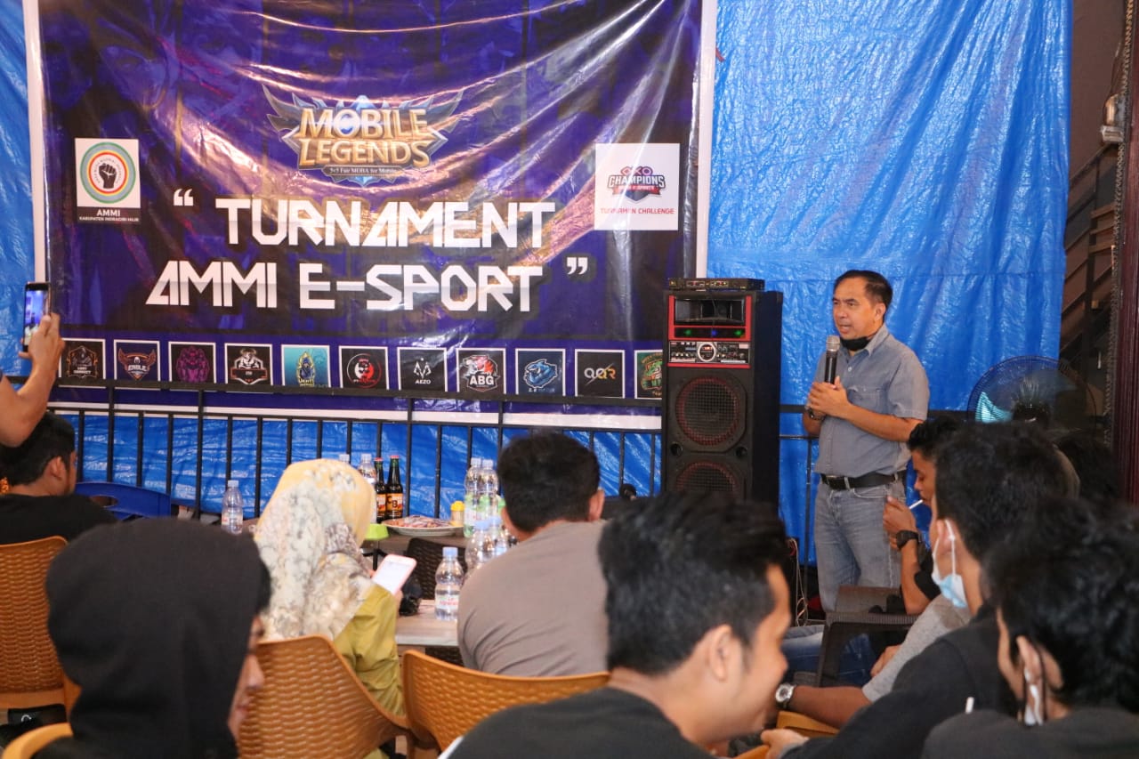 Turnamen Esport Mobile Legend, Berikut Pesan Ketua DPRD Inhil Sebelum Membuka Secara Resmi