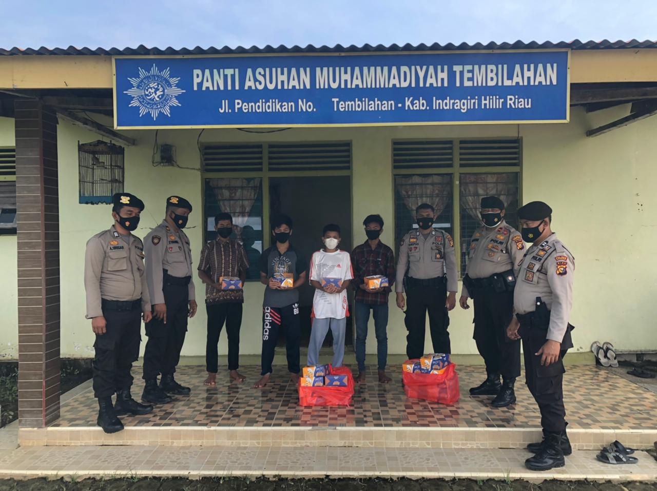 Jumat Barokah, Polres Inhil Berkunjung Ke Panti Asuhan