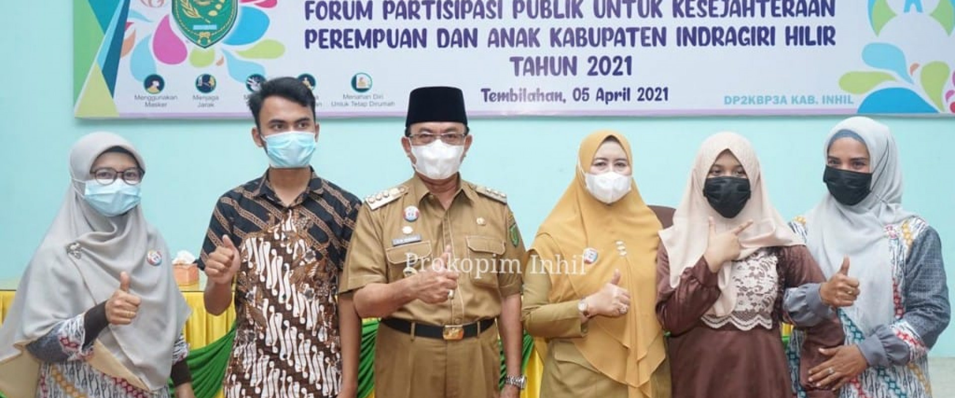 Hadiri Sosialisasi PUSPA, Bupati HM.Wardan : Mampu Menekan Kasus Kekerasan Terhadap Perempuan Dan Anak Di Inhil