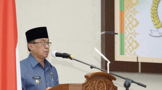 Ikuti Rapat Paripurna Ke-3 Masa Persidangan 1 Tahun Sidang 2021, Bupati HM.Wardan Sampaikan Pidato Pengantar LKPJ