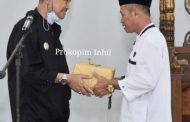Kunjungi Pemerintah Kecamatan Gaung,Wabup Inhil Berikan Bantuan Al-Quran Dan Santunan Anak Yatim