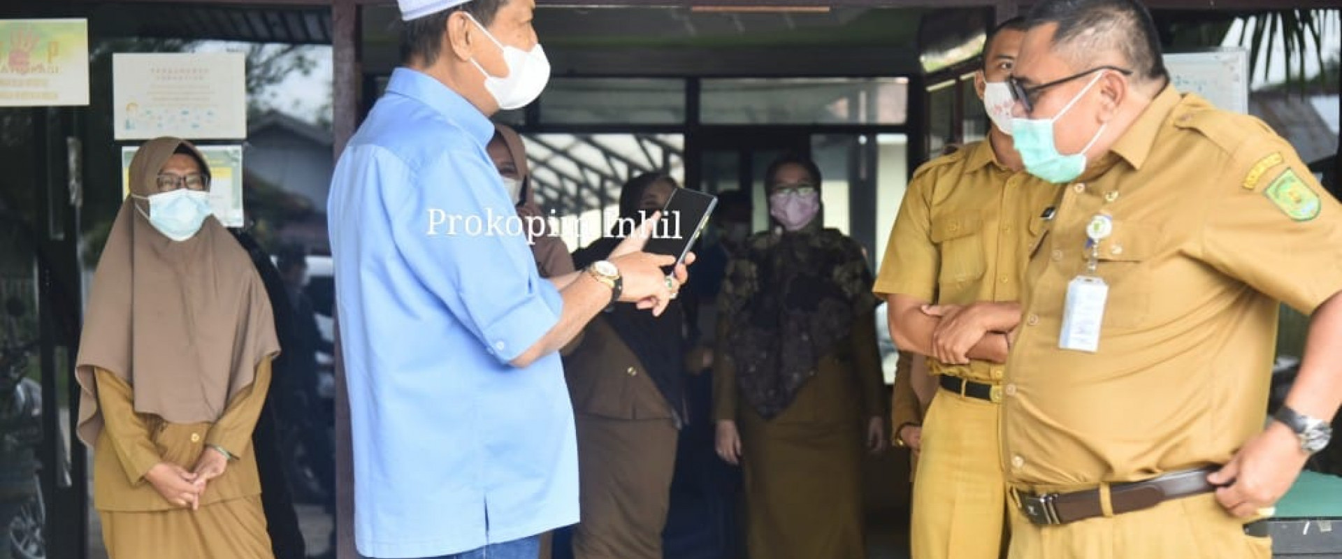 Wakil Bupati H.Syamsudin Uti Kunjungi Kantor BPKSDM, Pasca Libur Hari Raya Idul Fitri 1442 H