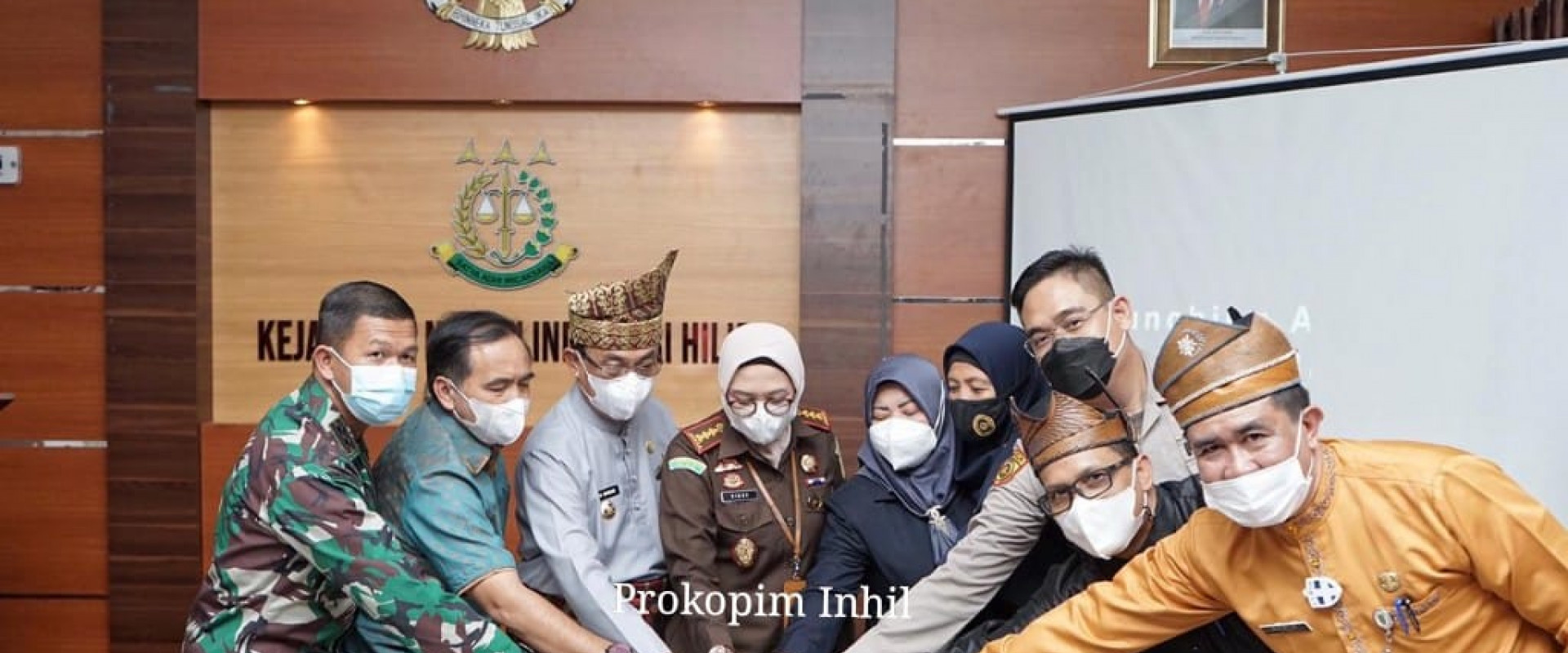 Bupati Inhil Hadri Acara Louncing Aplikasi Digital Arsip By Rini (DABRI)