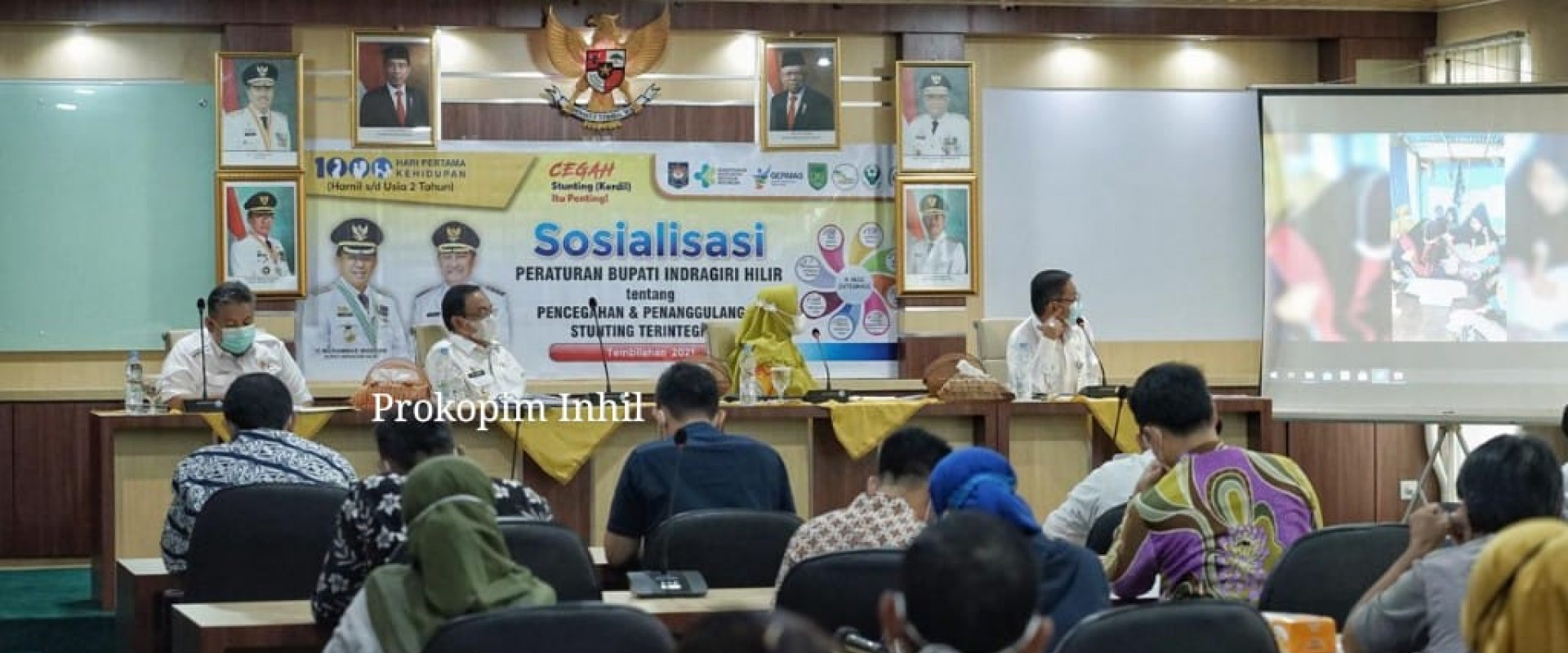 Bupati HM.Wardan Ajak OPD Dan Instansi Terkait Dalam Sukseskan Program Pencegahan Dan Penanggulangan Stunting Terintegrasi Di Inhil