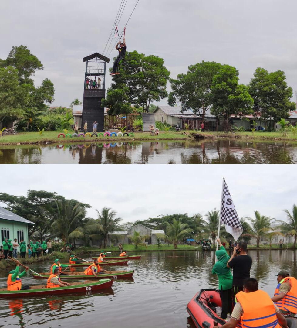 Dandim 0314/lnhil resmikan wahana taman Wira Bima Edu Park