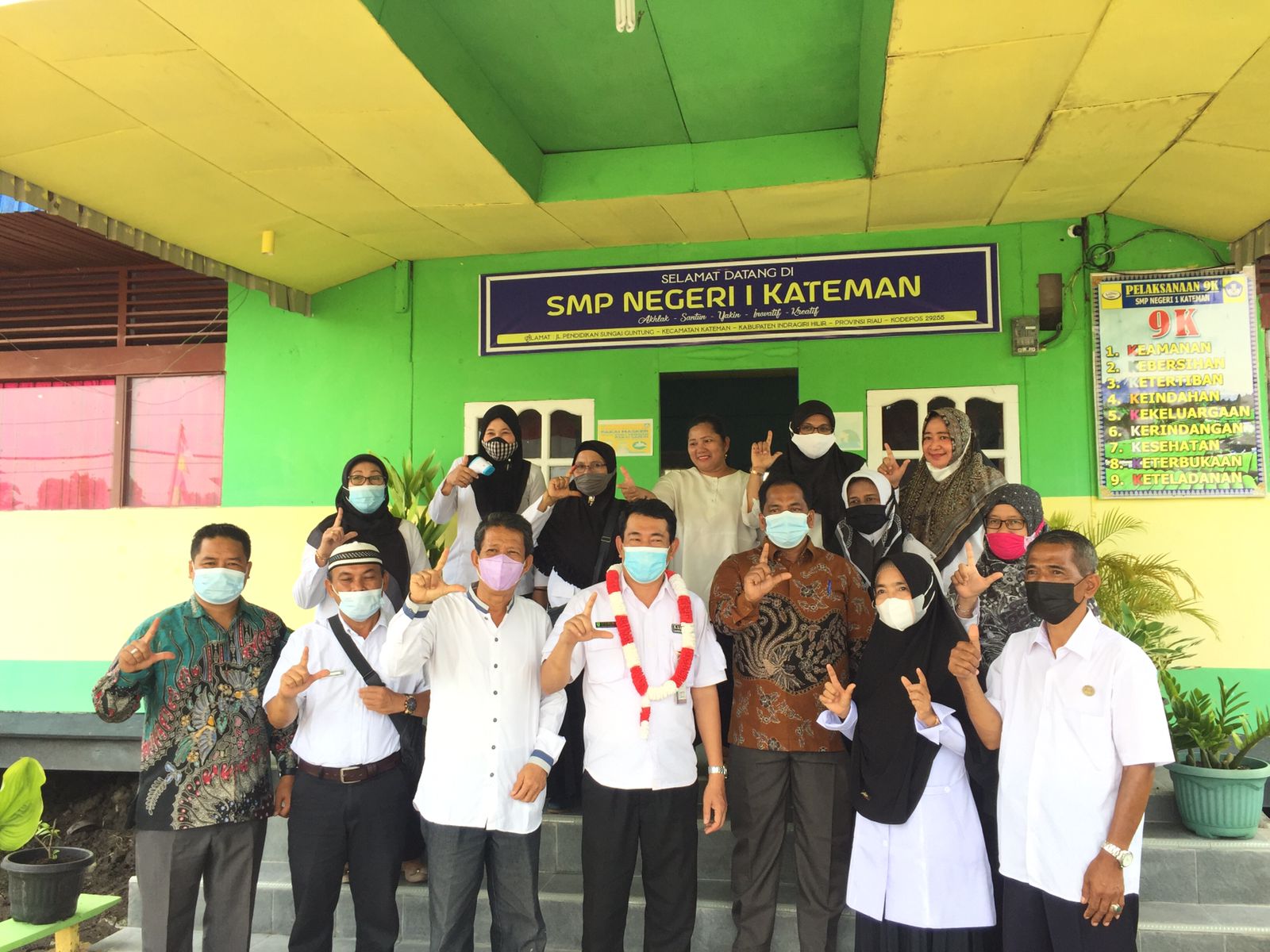 Kunker di Inhil Bagian Utara, Kadisdik dan MKKS SMP Rayon IV Gelar Silaturahmi