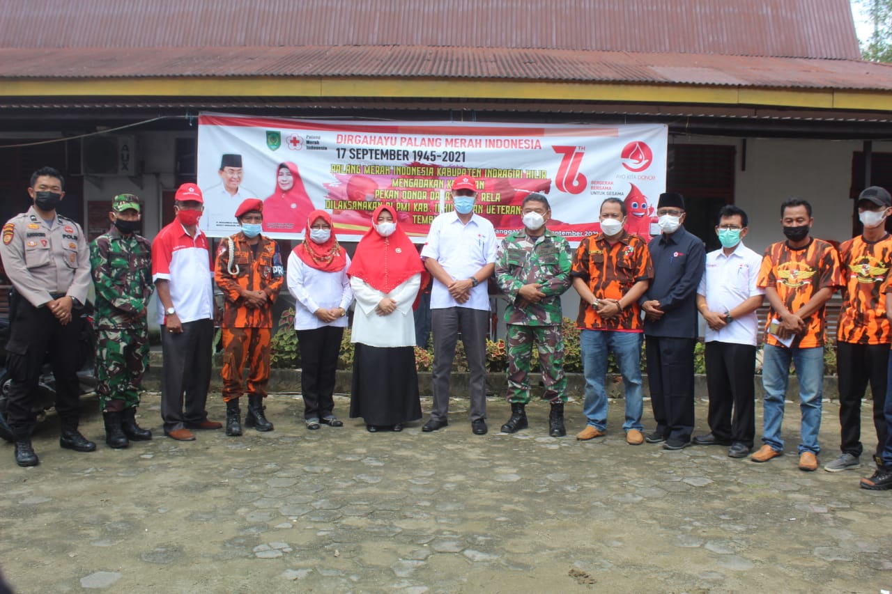 Dalam Rangka HUT TNl Ke - 76, Kodim 0314/lnhil Melakukan Kegiatan Bhakti Sosial Donor Darah