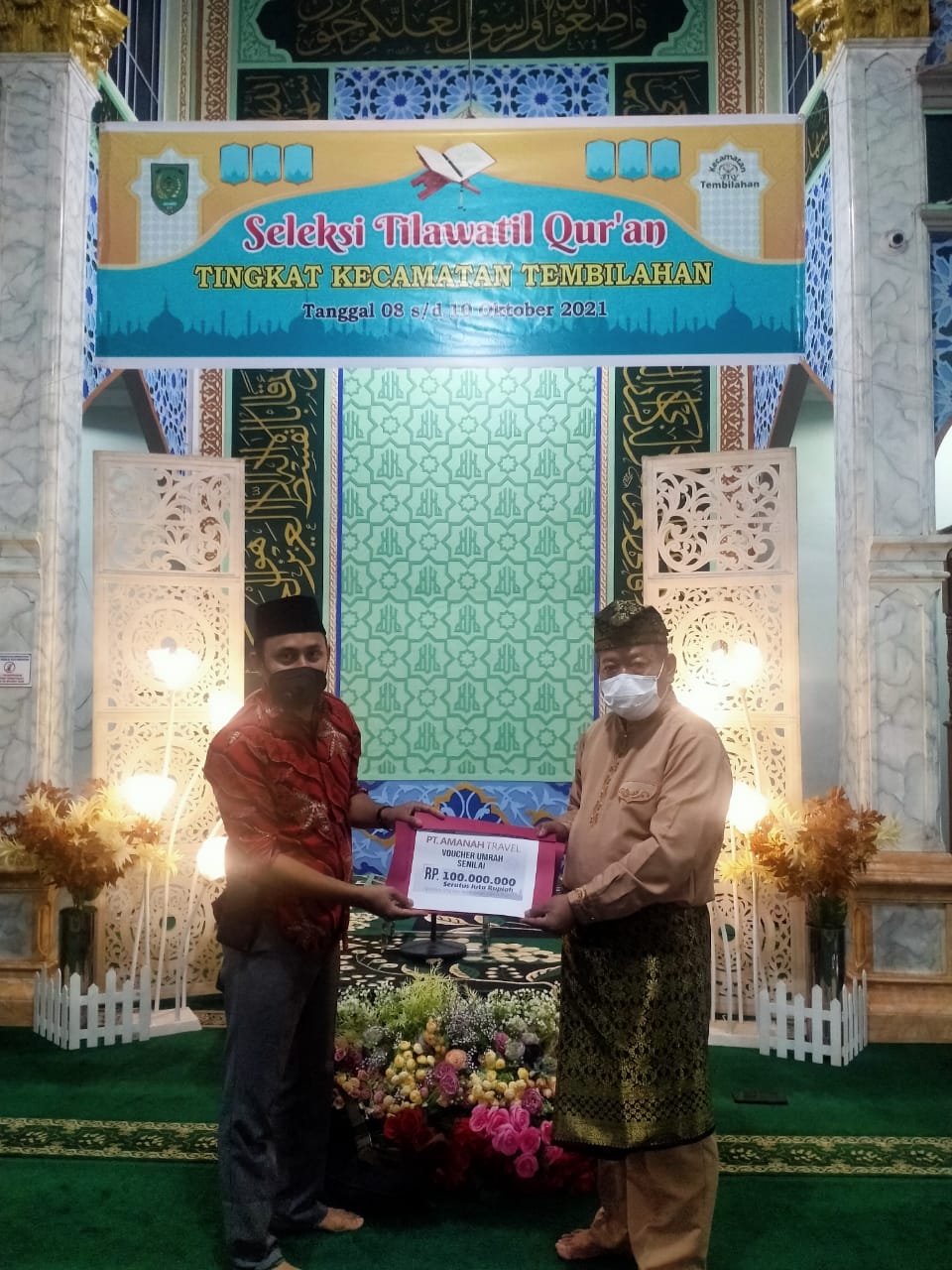 Masya Allah, STQ Kecamatan Tembilahan Di Sponsori Voucher Umroh Senilai Rp.100 Juta