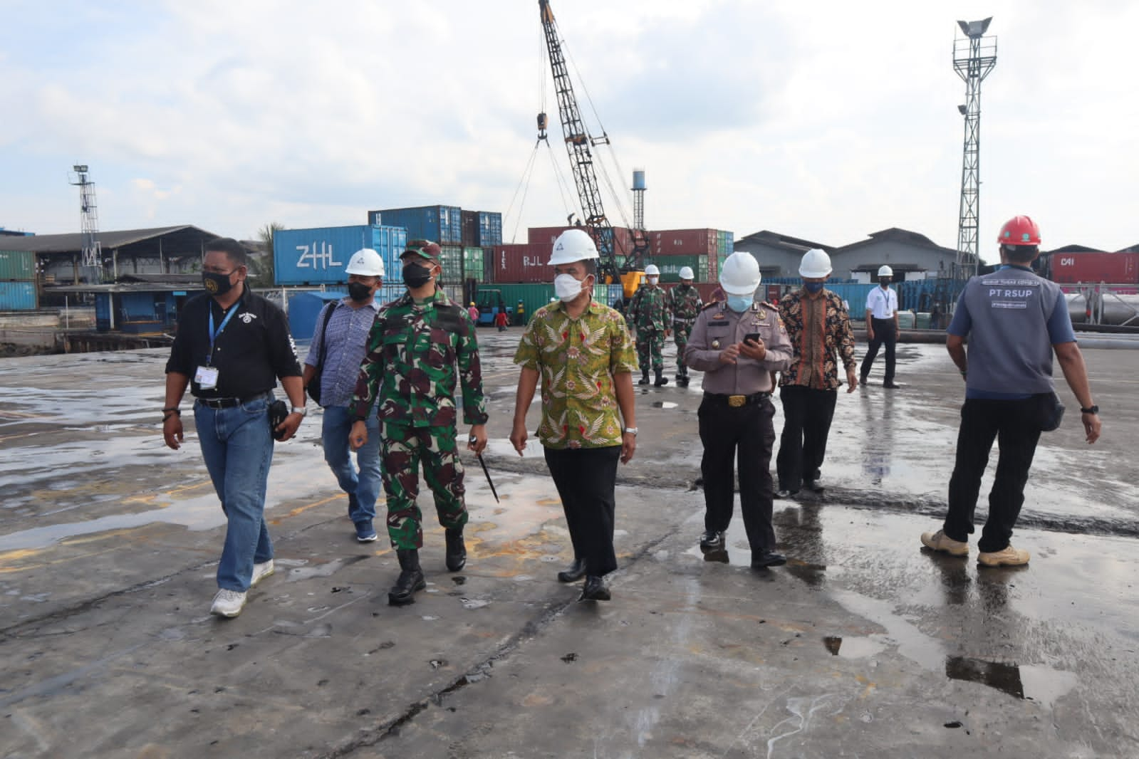 Dandim 0314/Inhil Kunker Ke Wilayah Teritorial Koramil 11/Pulau Burung