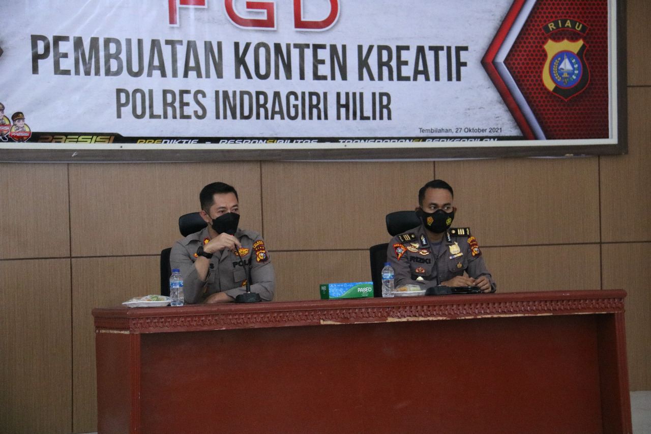 Polres Inhil Gelar FGD Undang Organisasi Wartawan Inhil