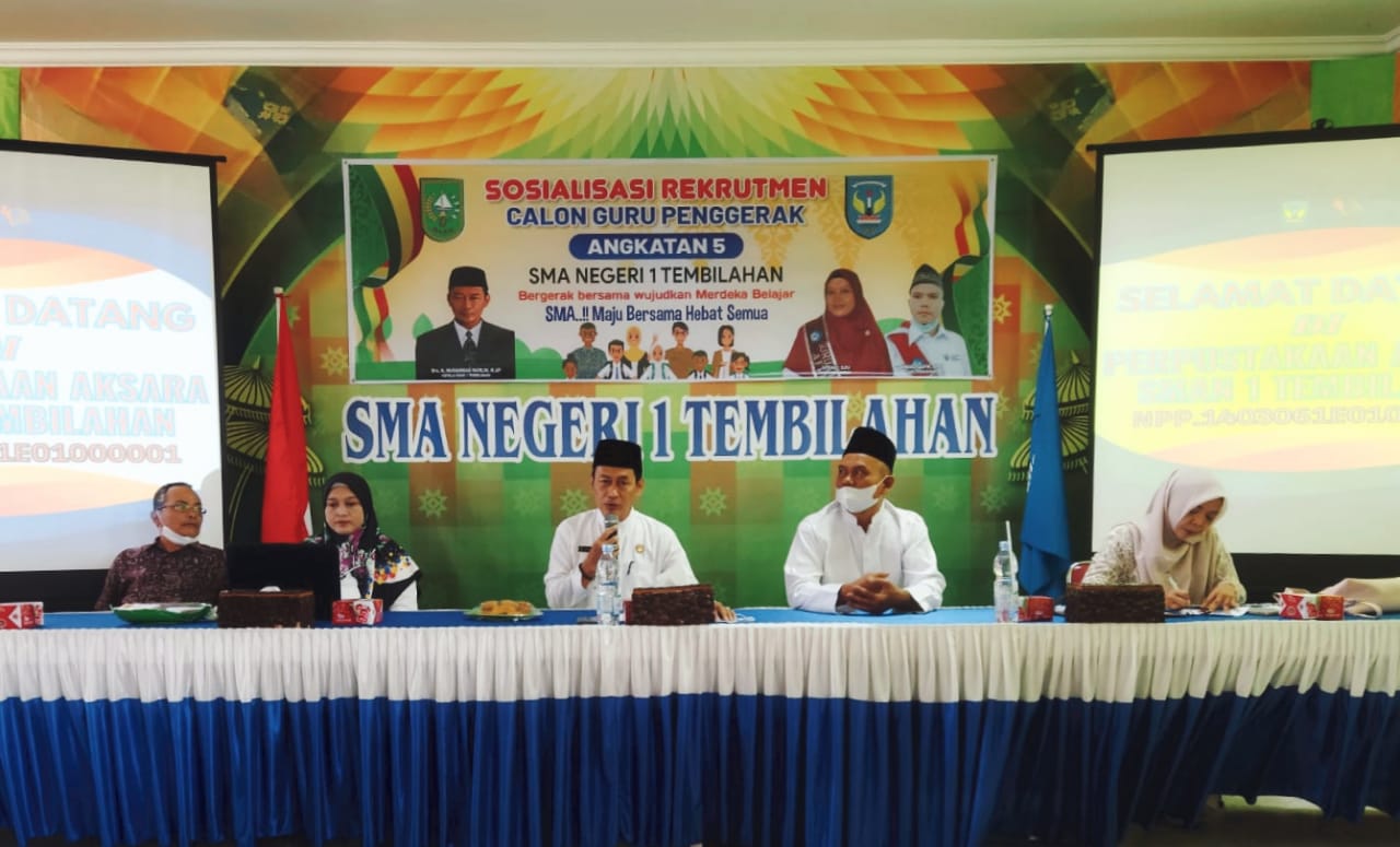 Rekrutmen Guru Penggerak, SMAN 1 Tembilahan Taja Sosialisasi PGP