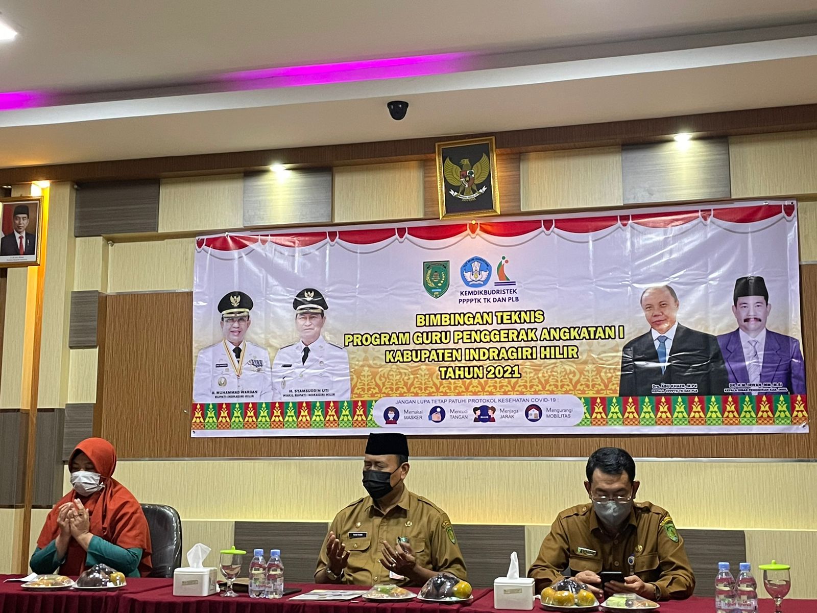 Mewakili Bupati, Drs H Tantawi Buka Bimtek Penguatan Materi Guru Penggerak Tahun 2021