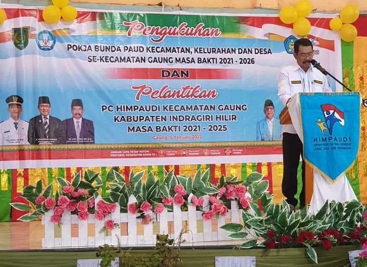 Pelantikan dan Pengukuhan Pokja dan PC Himpaudi Se-Gaung