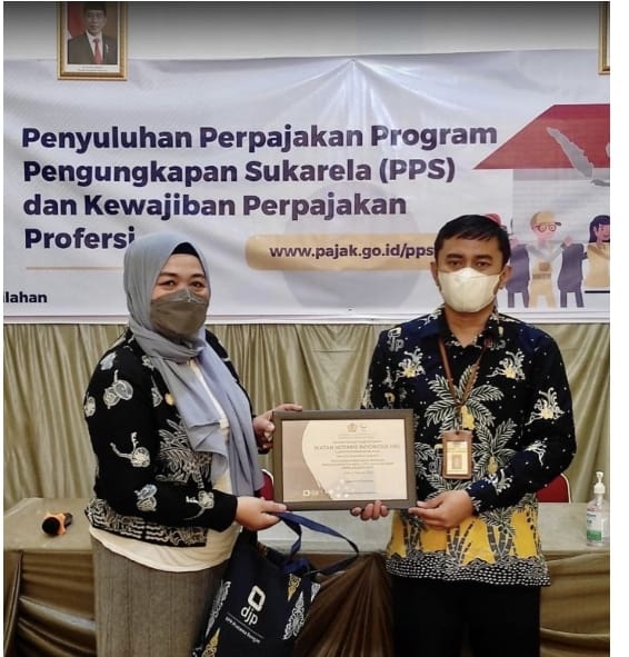 KPP Pratama Rengat dan KP2KP Tembilahan Gelar Sosialisasi PPS Bagi Ikatan Notaris Indonesia Kab.Inhil
