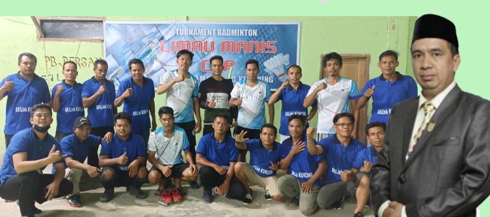 Ketua DPRD Inhil Akan Hadir Final Turnamen Batminton Limau Manis CUP Malam Ini