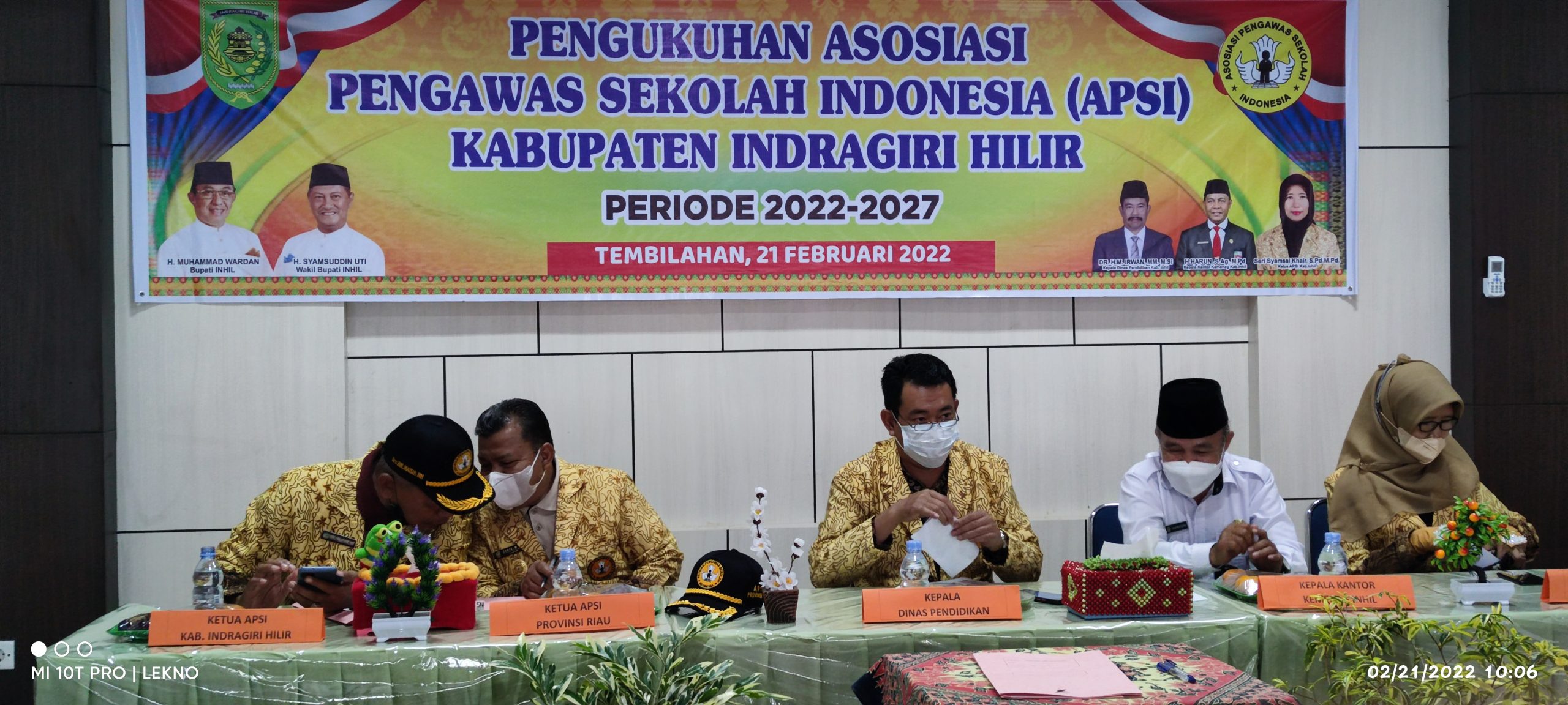 APSI Inhil Periode 2022-2027 Resmi diKukuhkan, Kadisdik Harapkan Sinergi Bersama Majukan Pendidikan