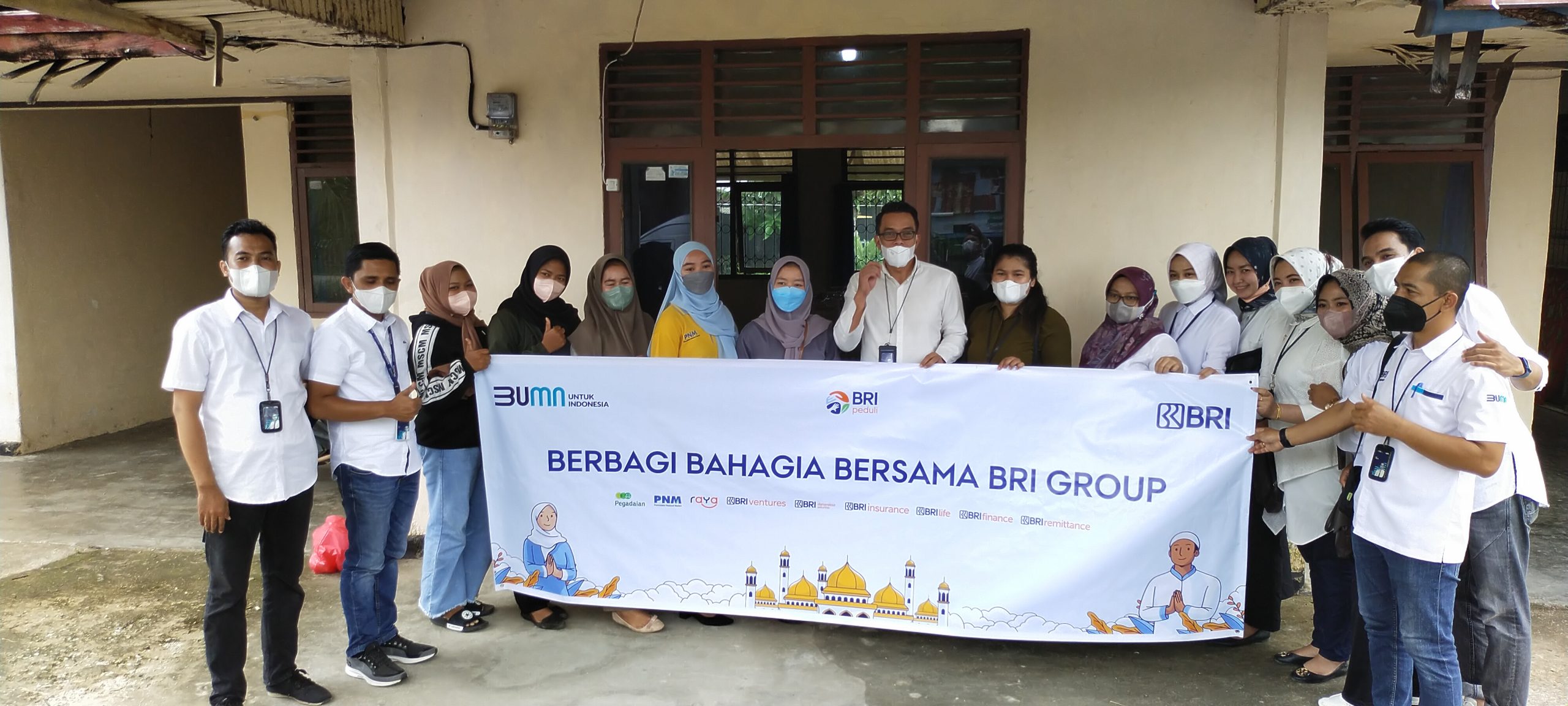 BRI Group dan PNM Serta Pegadaian Salurkan Bantuan untuk Yayasan Pusaka Pondok Bhakti Lansia