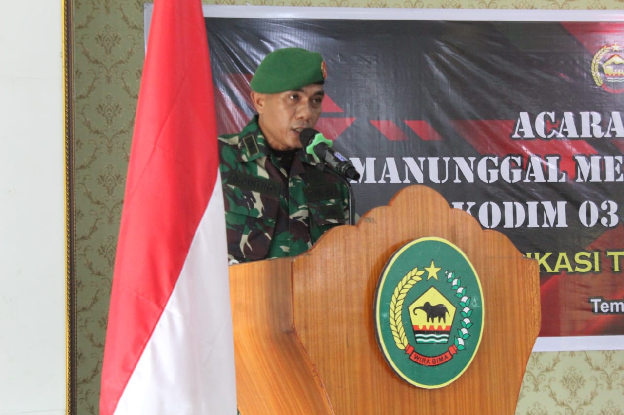 Acara Pembukaan TMMD Imbangan,Pasiter Gamblangkan Tujuan Program Tersebut