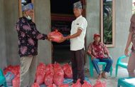 Peduli Sesama, Pasukan Adat Gagak Hitam Kawalan Bangko Pusako Bagi-bagi Sembako