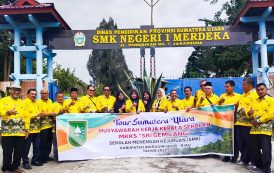MKKS SMK Kabupaten Inhil Study Tour ke Provinsi Sumut