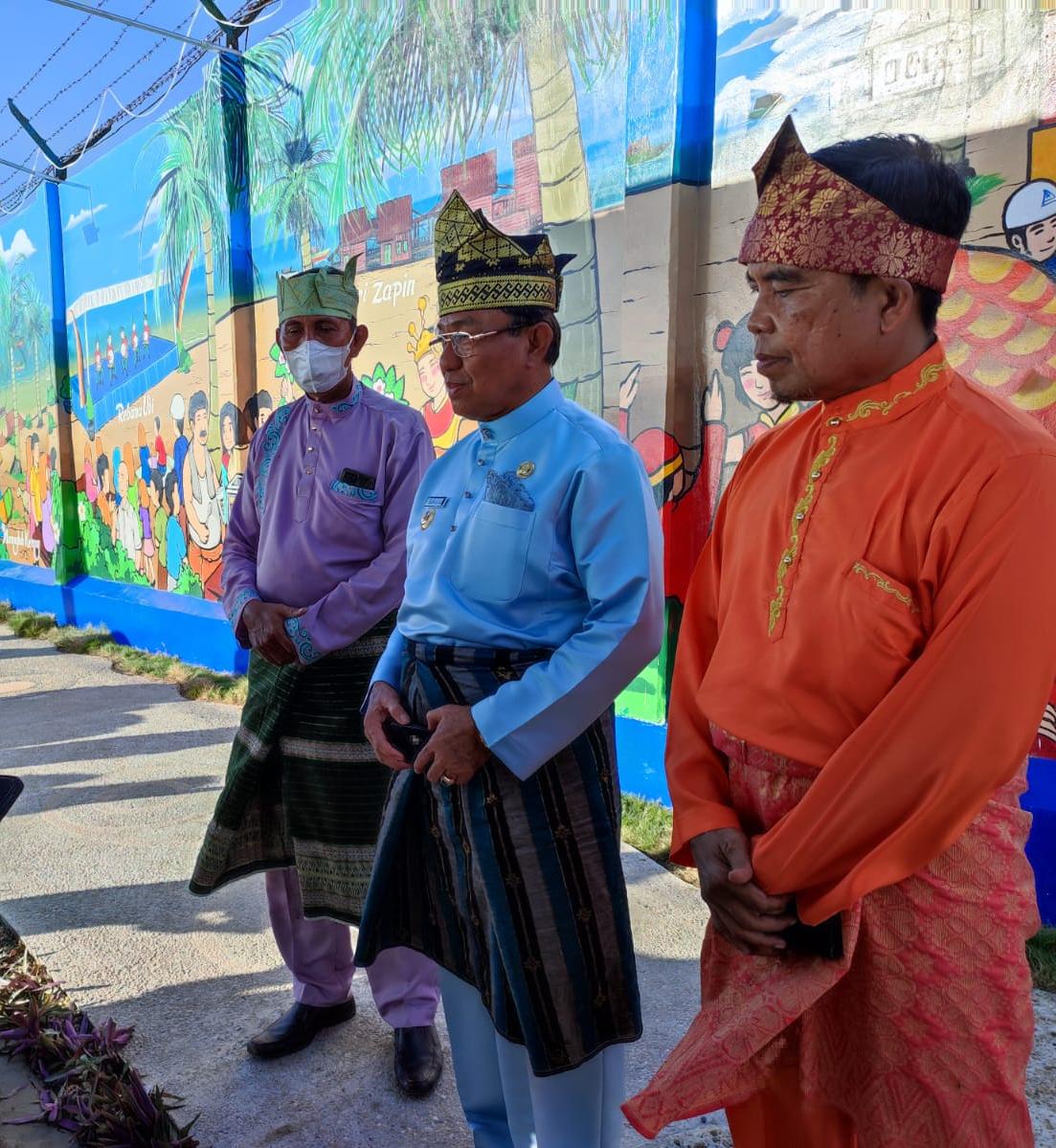 Mural Tembok Kebudayaan dan   Pembangunan Berkelanjutan   Kuala Enok – Tanah Merah  