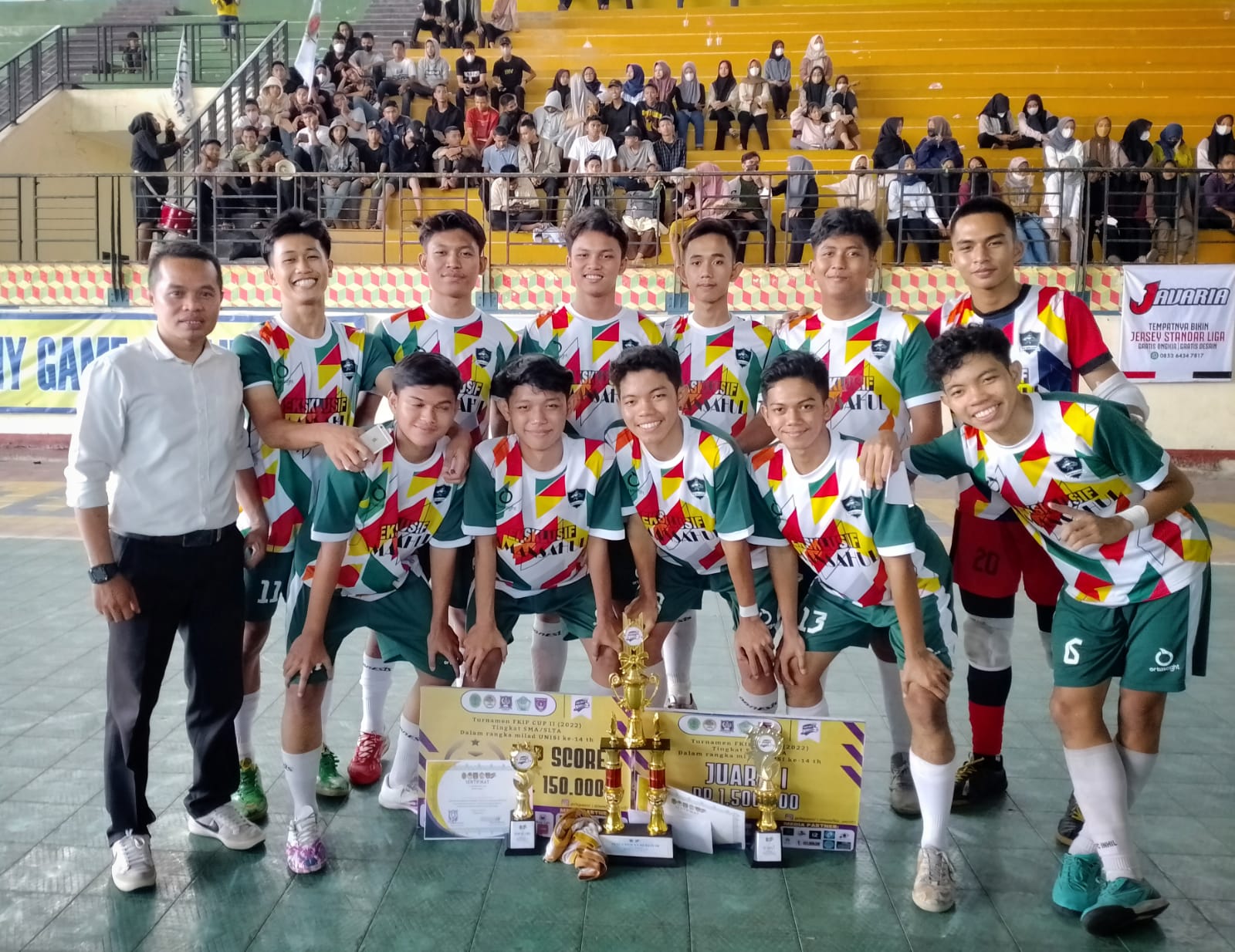 Tim SMAN 1 Tembilahan Hulu Juara 1 Turnamen Futsal Antar SLTA Se-Inhil 2022
