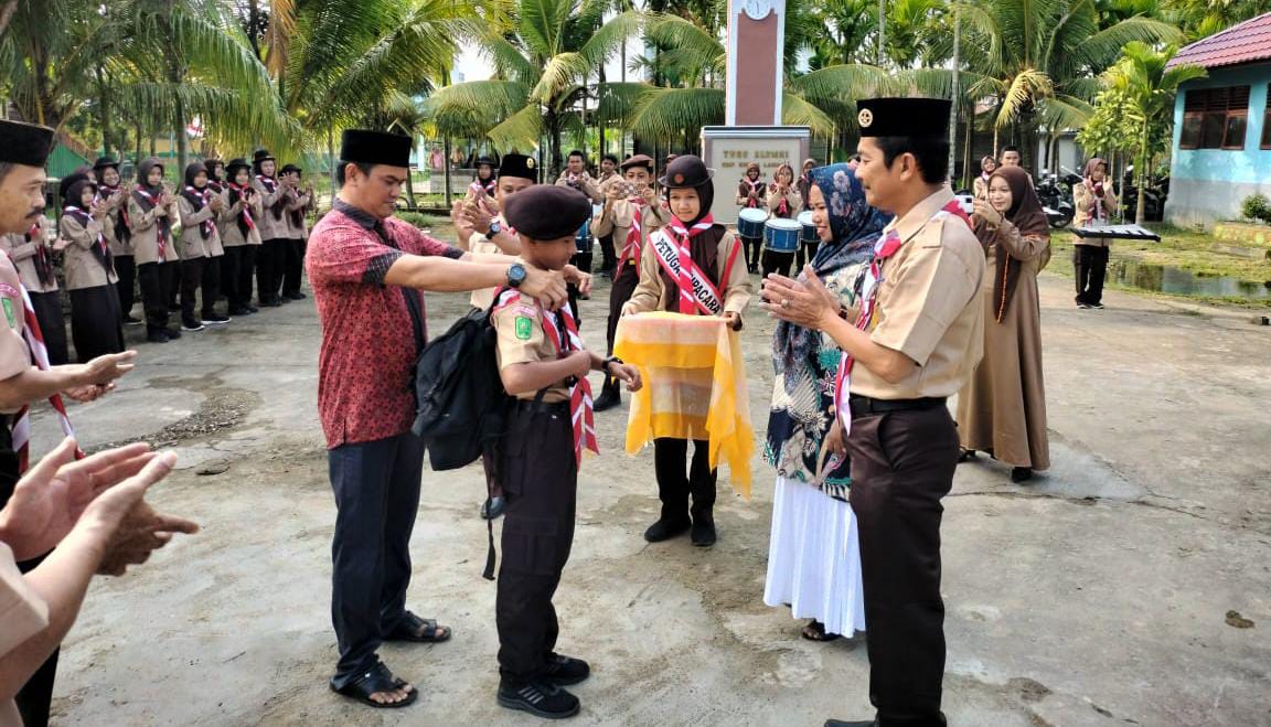 Seorang Siswa SMPN 1 Gaung Ikut Wakili Inhil Pada Jambore Nasional ke-XI di Jakarta