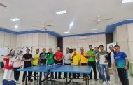 Budayakan Olahraga dan Meriahkan HUT RI, Disdik Inhil Taja Lomba Tenis Meja Antar Pengawai