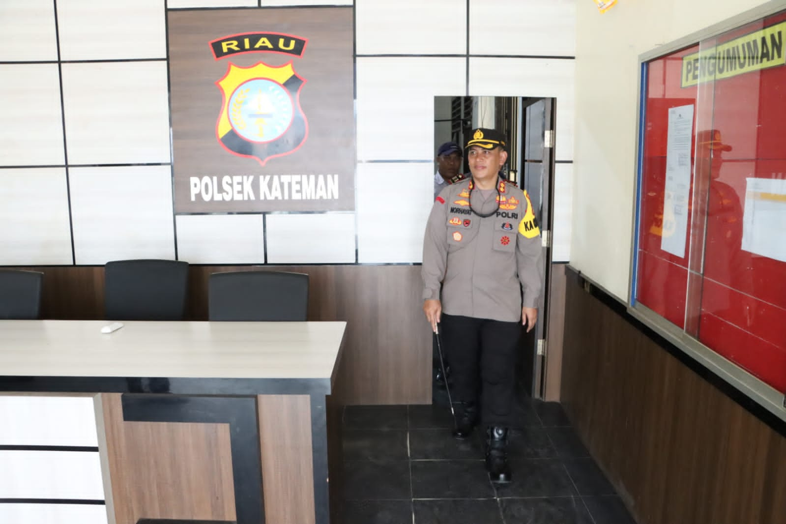 AKBP Norhayat SIK bersama dengan Jajaran Kunjungan Kerja Ke Kateman