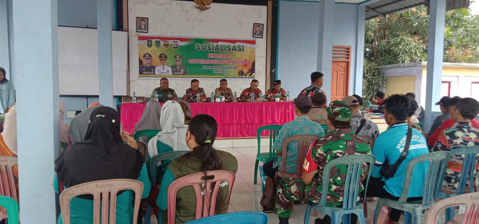 Danramil 11/Pulau Burung Motivator Sosialiasi Pencegahan dan Penanggulangan Covid-19