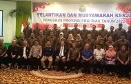 Ketum PP PBSI Lantik Pengurus PBSI Riau Periode 2021-2025