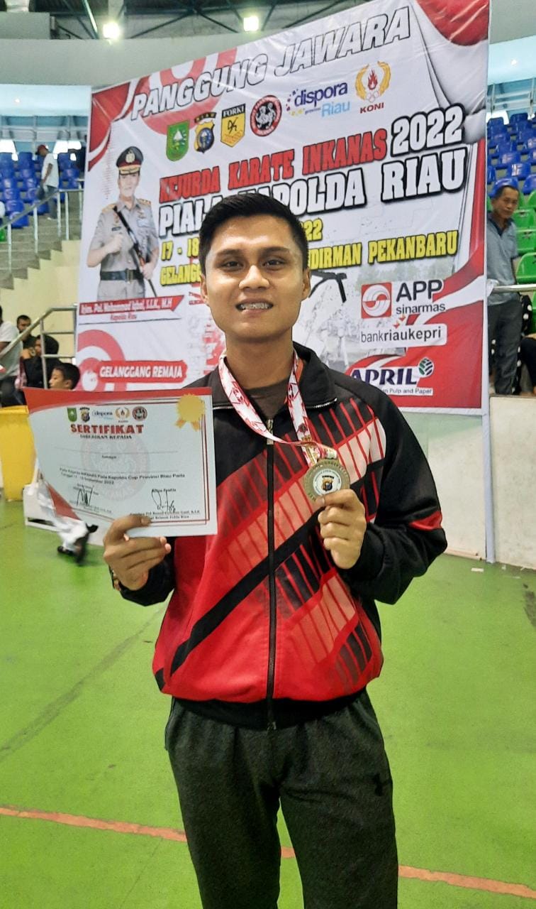 Briptu Nasrul Akbar Lubis Raih Juara II Kejurda Ingkanas Kapolda Riau