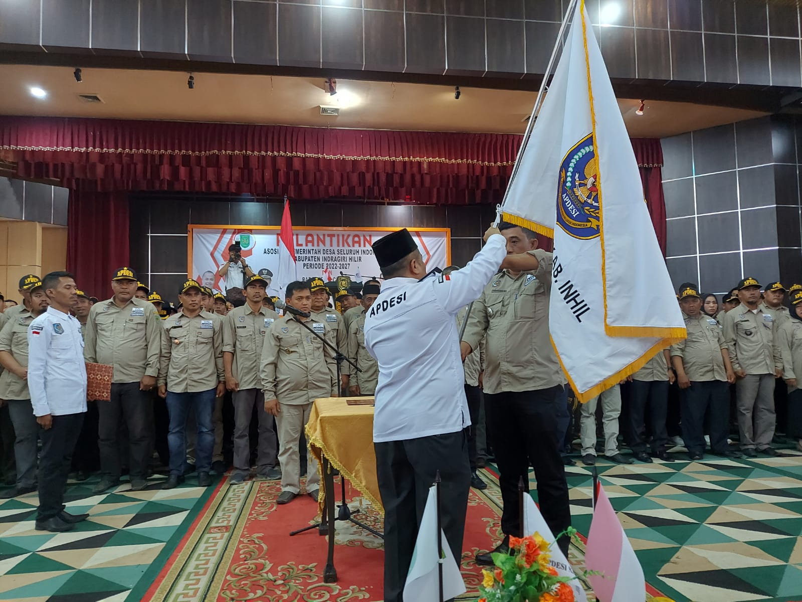 DPC-APDESI Inhil Periode 2022-2027 Resmi Dilantik,Ayo Kompak Memajukan Desa Kita