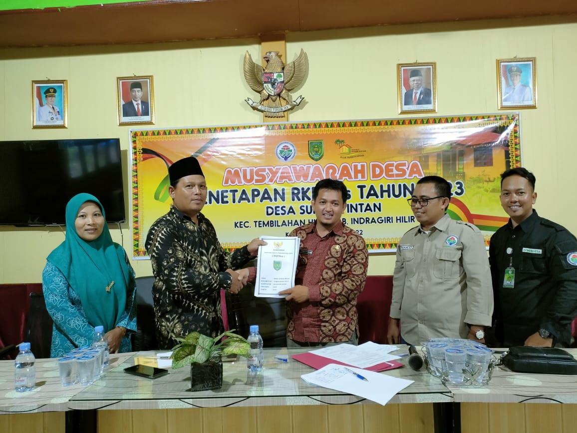 Sungai Intan Gelar Musyawarah Penetapan RKPDes Tahun 2023