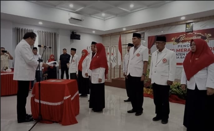 Resmi Dilantik dan Dikukuhkan, Hj Zulaikah Wardan Resmi Kembali Pimpin PMI Inhil 2022-2027