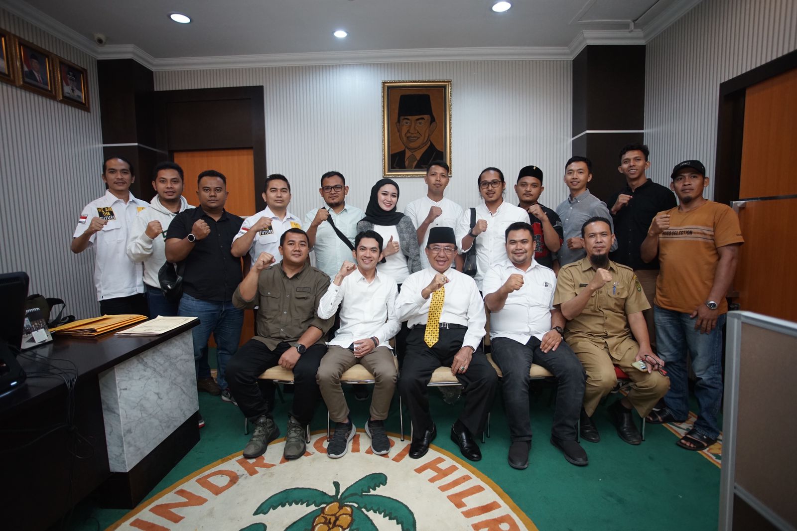 Pengurus BPC HIPmO Inhil Berdialog Bersama Bupati