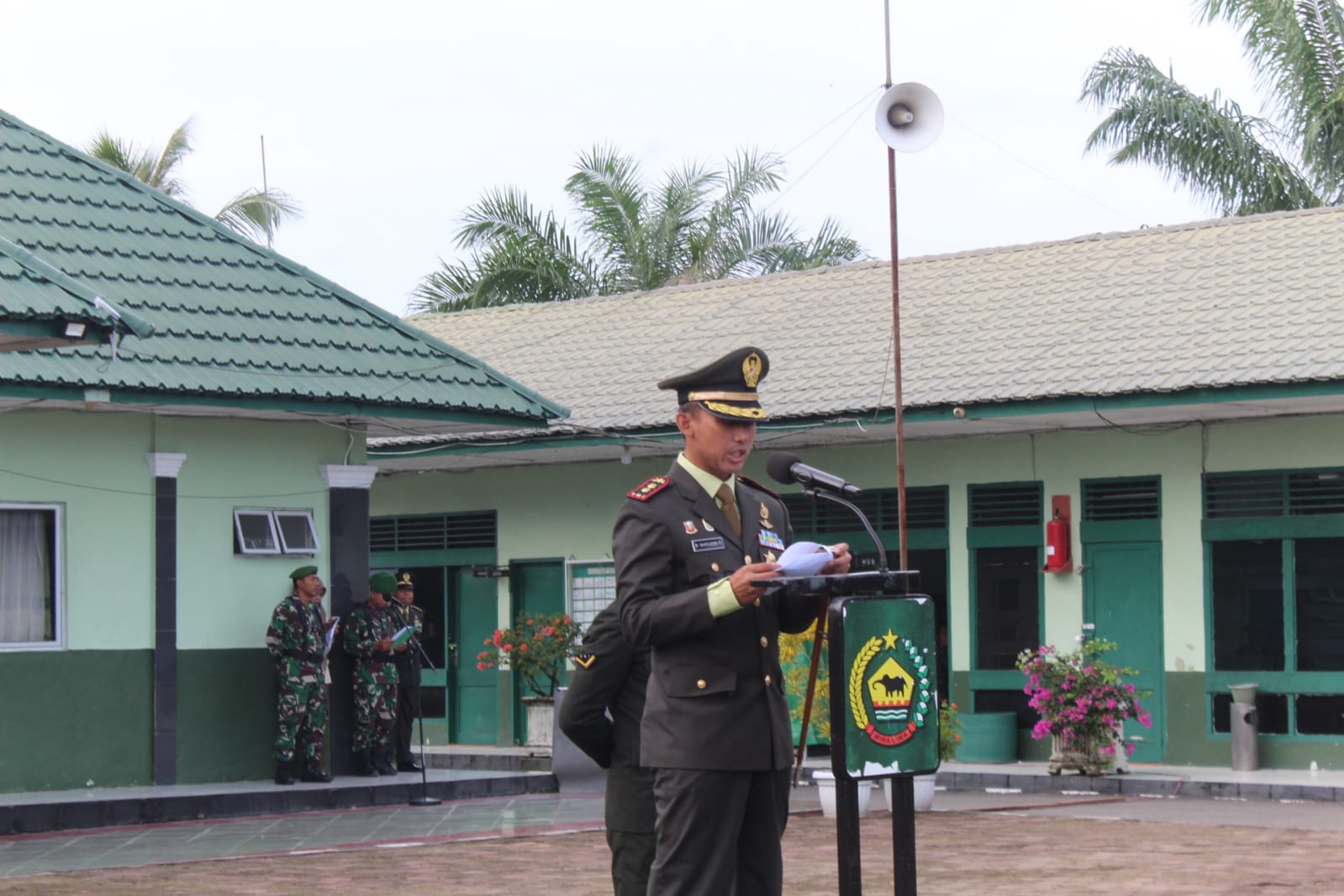 Kodim 0314/Inhil melaksanakan upacara Peringatan Hari Sumpah Pemuda ke-94