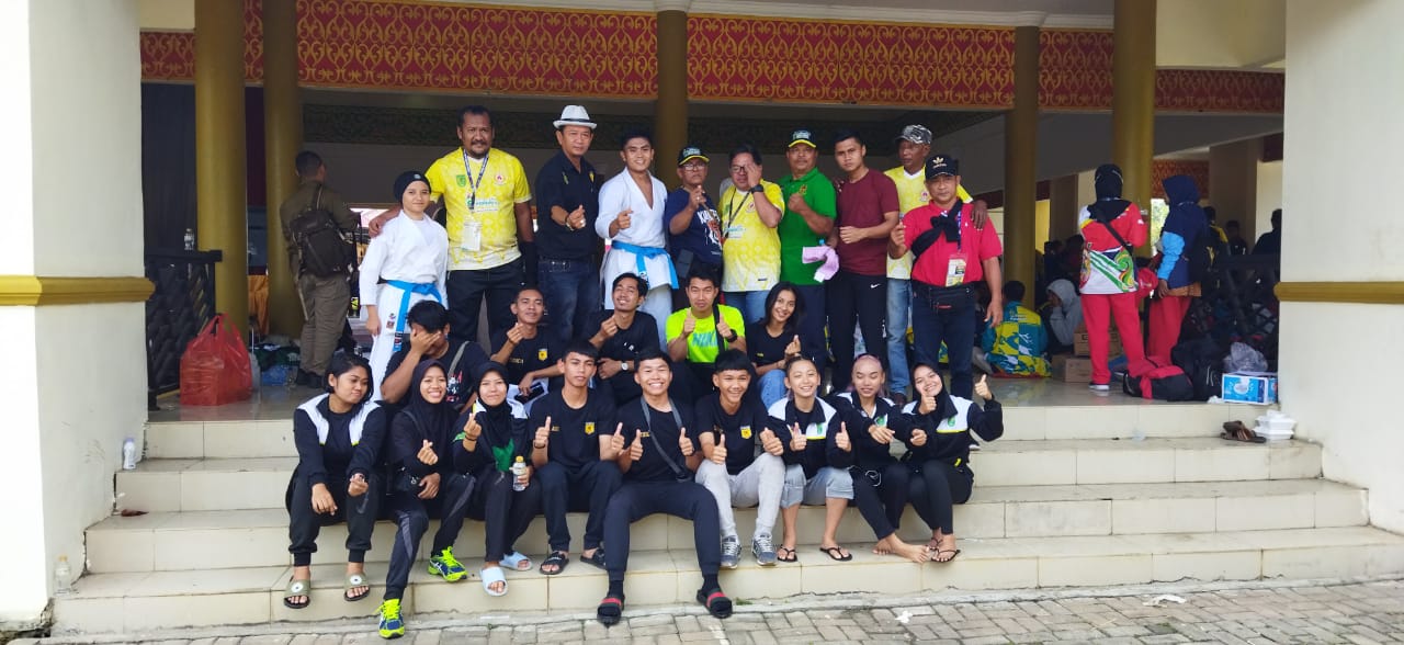 Selamat, Karateka Dendy Syahputra Sumbang Emas Untuk Inhil di Porprov Riau ke X Tahun 2022