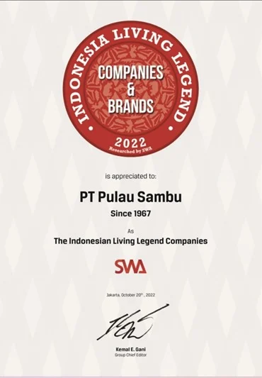 Raih Penghargaan Indonesia Living Legend Companies 2022, Sambu Group Dedikasikan Untuk Petani Kelapa
