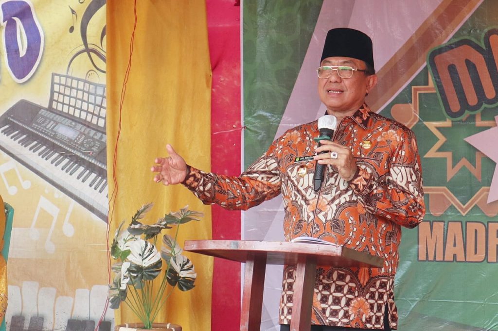 Milad & Reuni Ke-50 Madrasah Islamiyah Sungai Guntung dihadiri langsung Bupati HM.Wardan