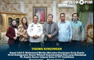 Bupati Indragiri Hilir (Inhil) H. Muhammad Wardan menerima kunjungan kerja Kepala Divisi (Kadiv) Keimigrasian Kantor Wilayah Kemenkumham Riau