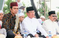 Lautan Manusia Menghadiri Tablig Akbar UAS Di Desa Pulai Indah “Bupati H.M.Wardan sampaikan Kuatkan Ukhuwan Islamiyah dalam bermasyarakat