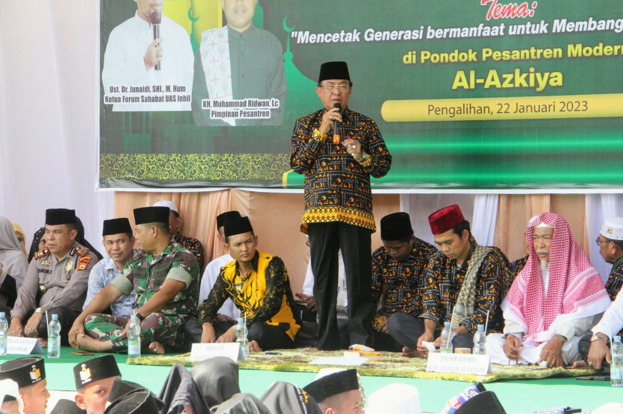 Magnet Dakwah UAS diPengalihan kecamatan Keritang