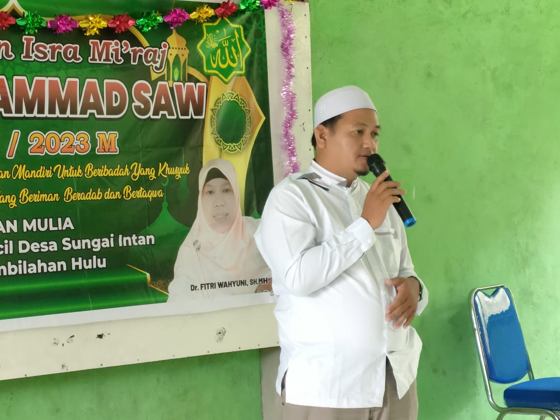 Hadiri Isra' Mi'raj 1444.H SMP-IT Insan Mulia,Ahmad Ependi Beri Motivasi Pelajar