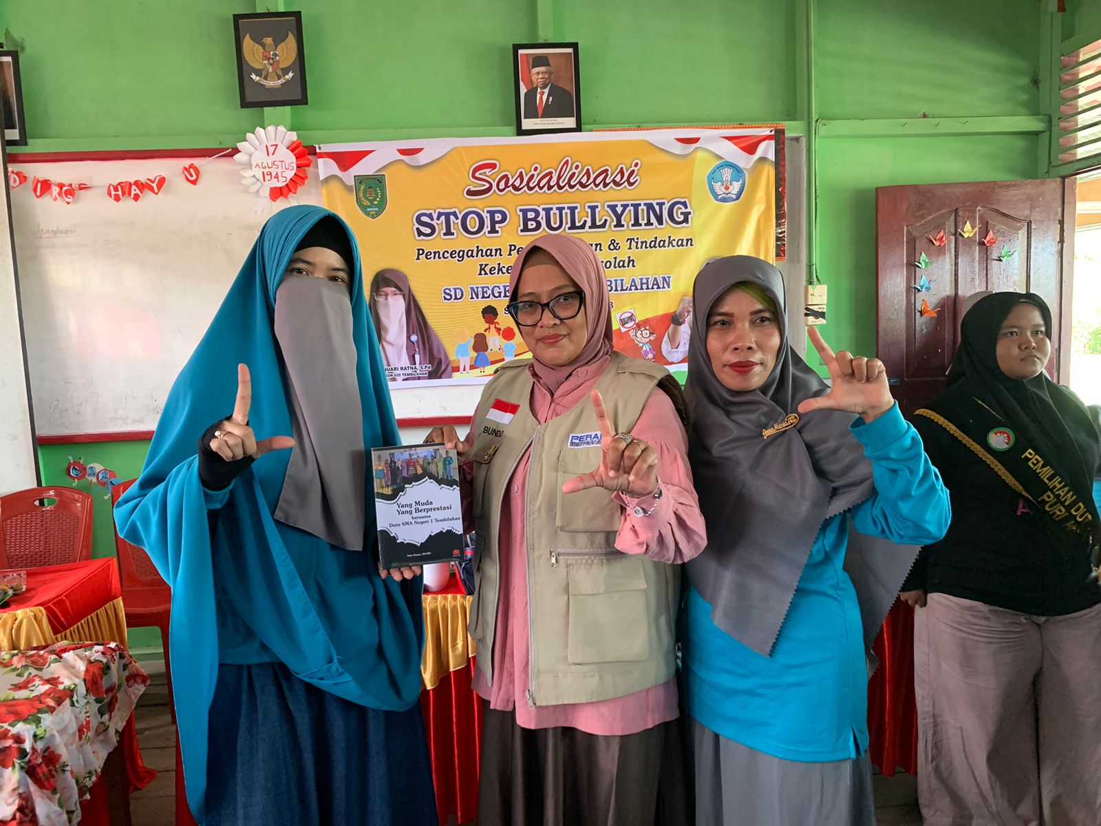 Komit Bersama, SDN 035 Tembilahan Siap Jadikan Sekolah Stop Kekerasan Terhadap Anak.