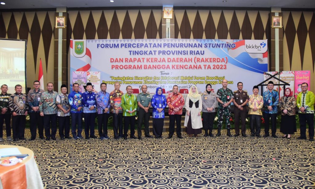 Di Buka Wagubri, Ketua Stunting Inhil H.Syamsuddin Uti Ikuti Rakerda TPPS Tingkat Provinsi Riau TH 2023