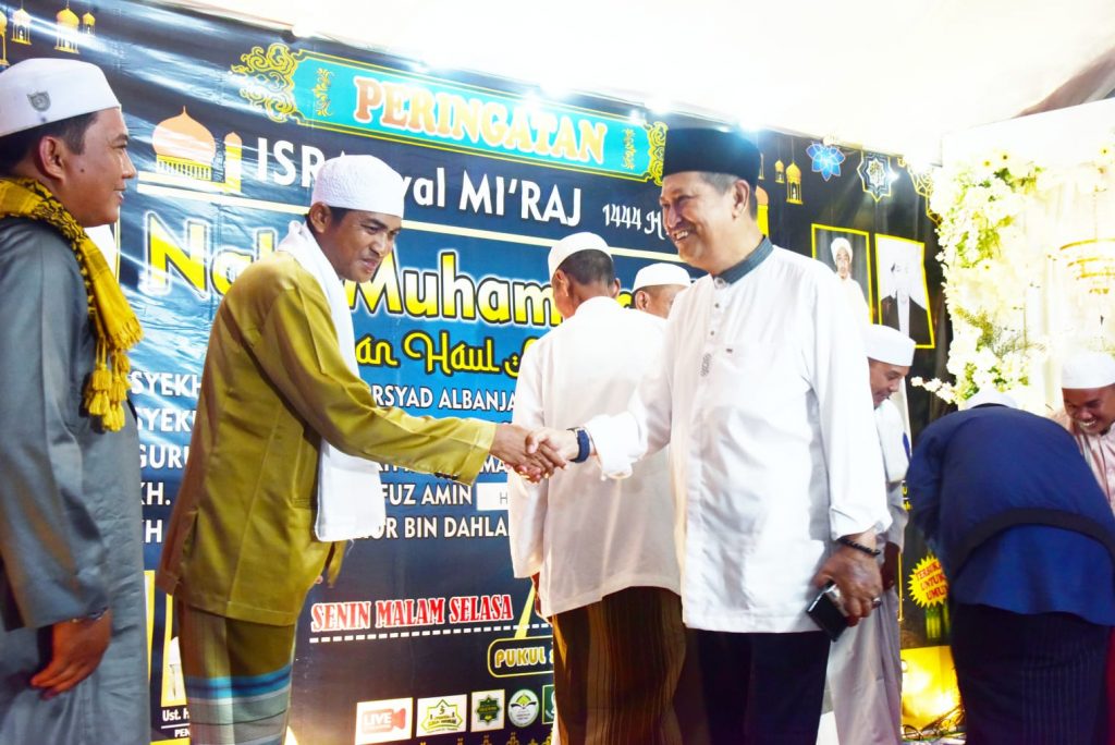 Wabup H.Syamsuddin Uti Hadiri Peringatan Isra’ Mi’raj di Mesjid Besar Nurul Hidayah Sungai Salak