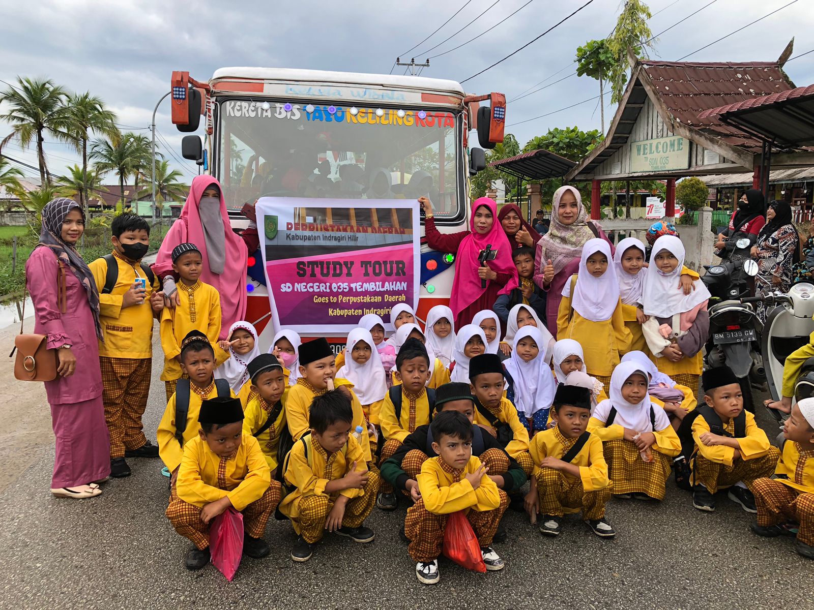 SDN 035 Tembilahan Study Tour ke Perpustakaan Daerah Kab.Inhil