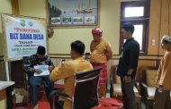 Ratusan KPM Sungai Intan Terima Penyaluran Bantuan Pangan dan BLT-DD 2023