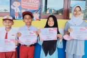 Siswa SDN 035 Tembilahan yang Mengikuti Lomba HPN Riau dapat Reward dari Kepsek